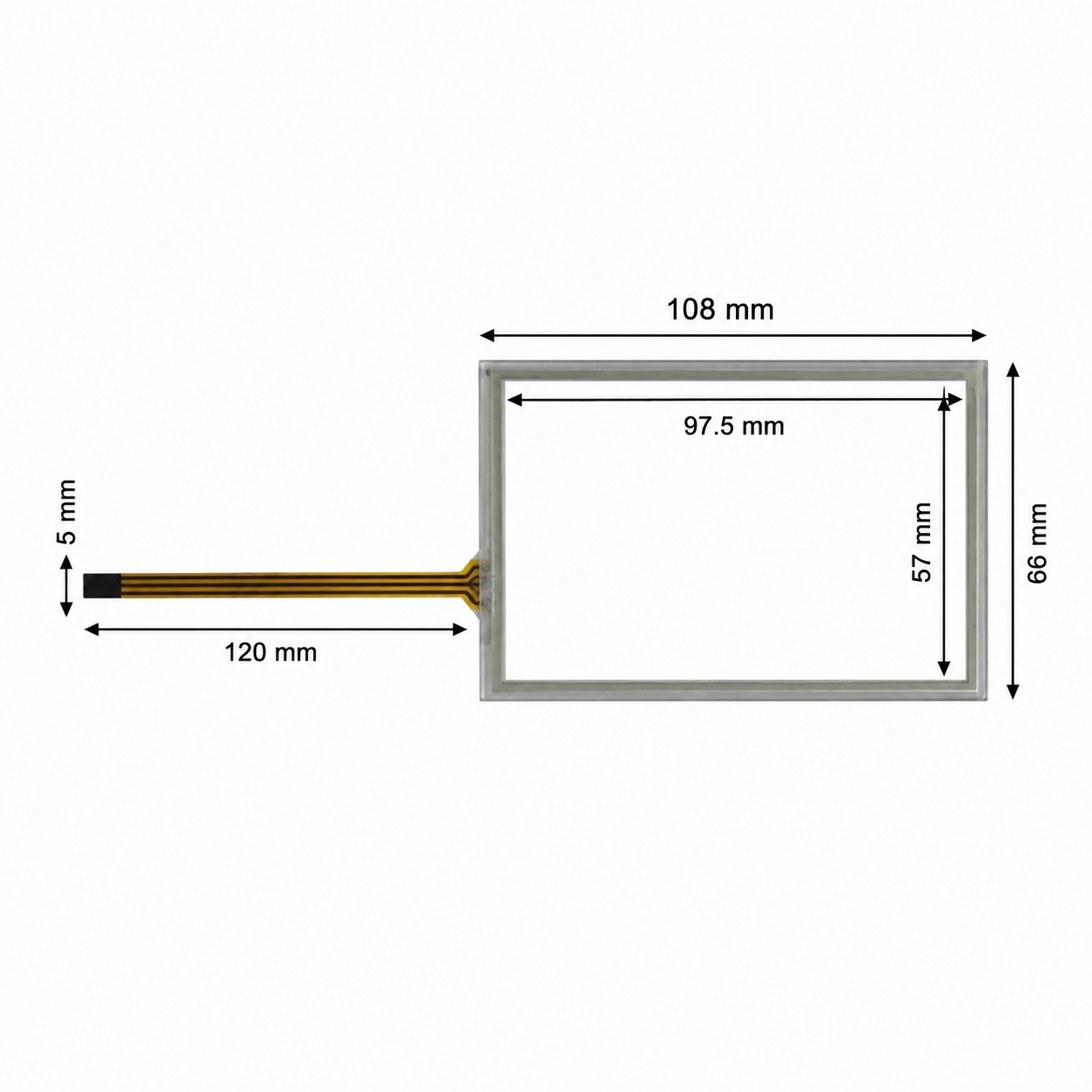 Touch Screen for Siemens KTP400 Basic